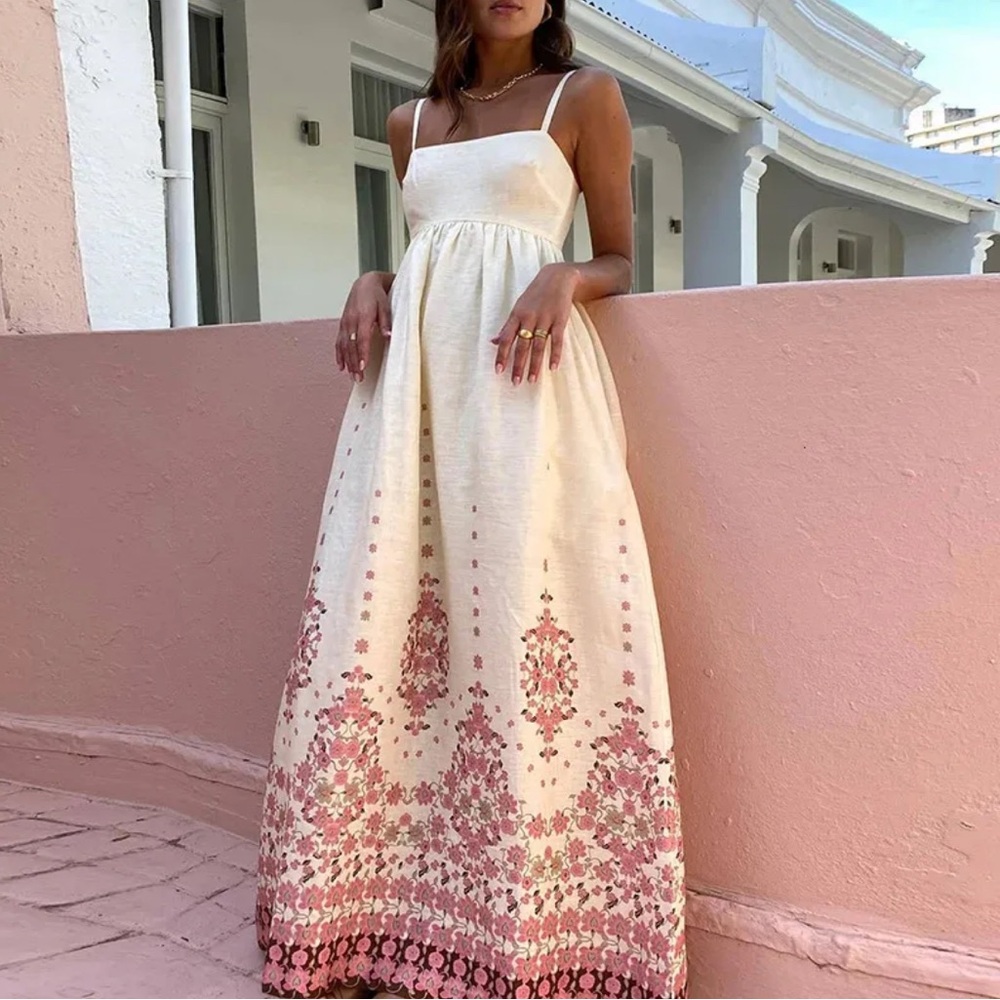 Floral Maxi Dress - Size Medium - Never Worn